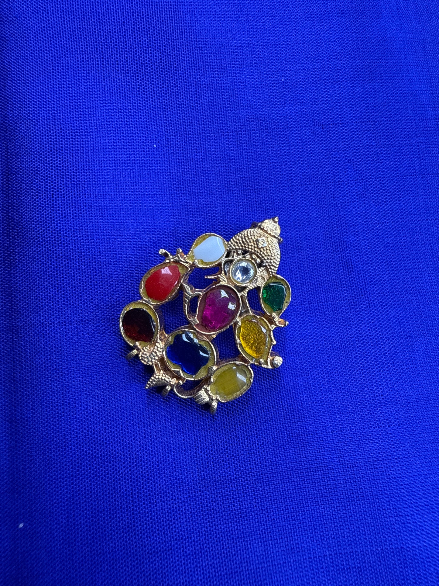 92.5 silver kundan jadau pendant - 11 gm