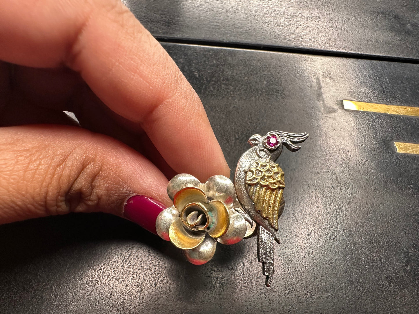 92.5 Silver Adjustable Ring