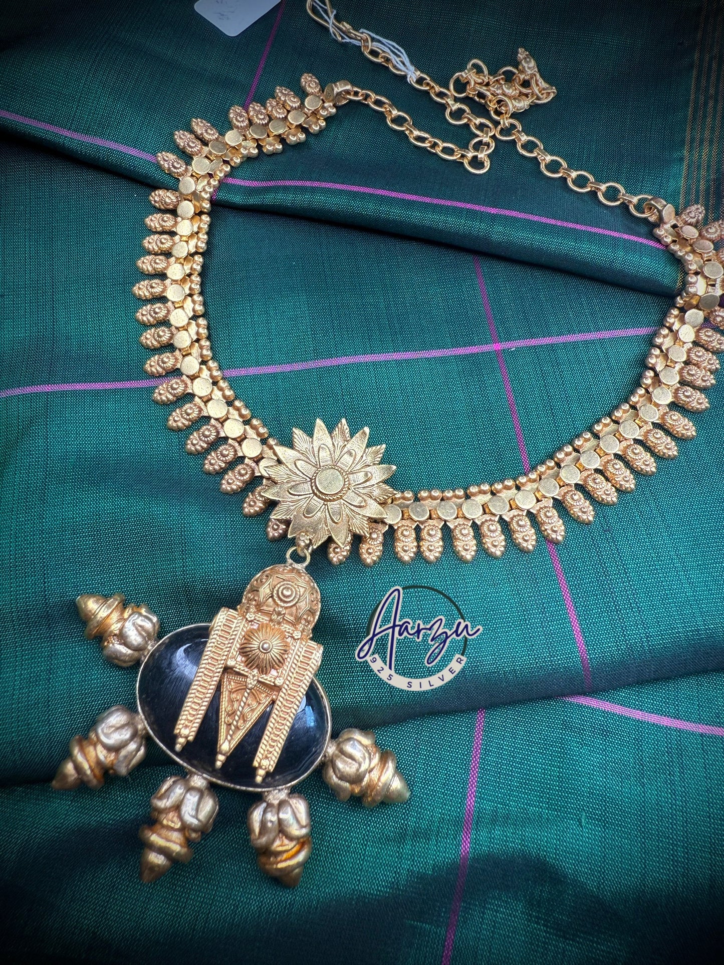 92.5 Silver base designer inspired necklace