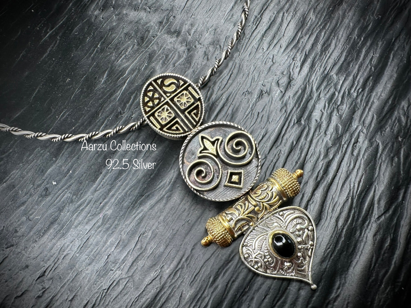 92.5 Silver designer inspired pendant