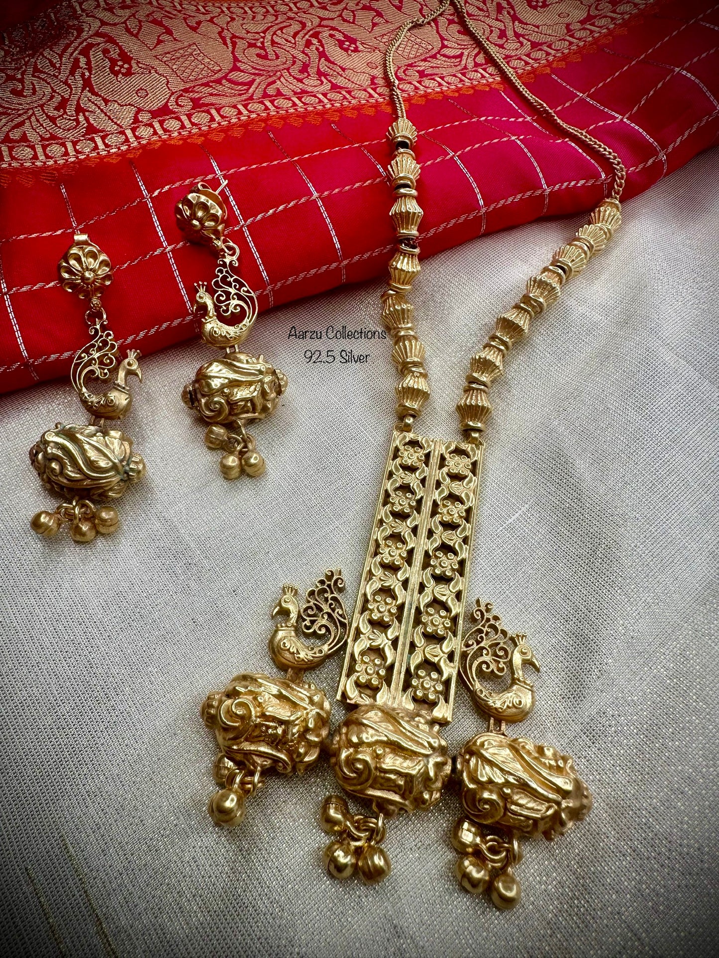 92.5 Silver Necklace with earrings