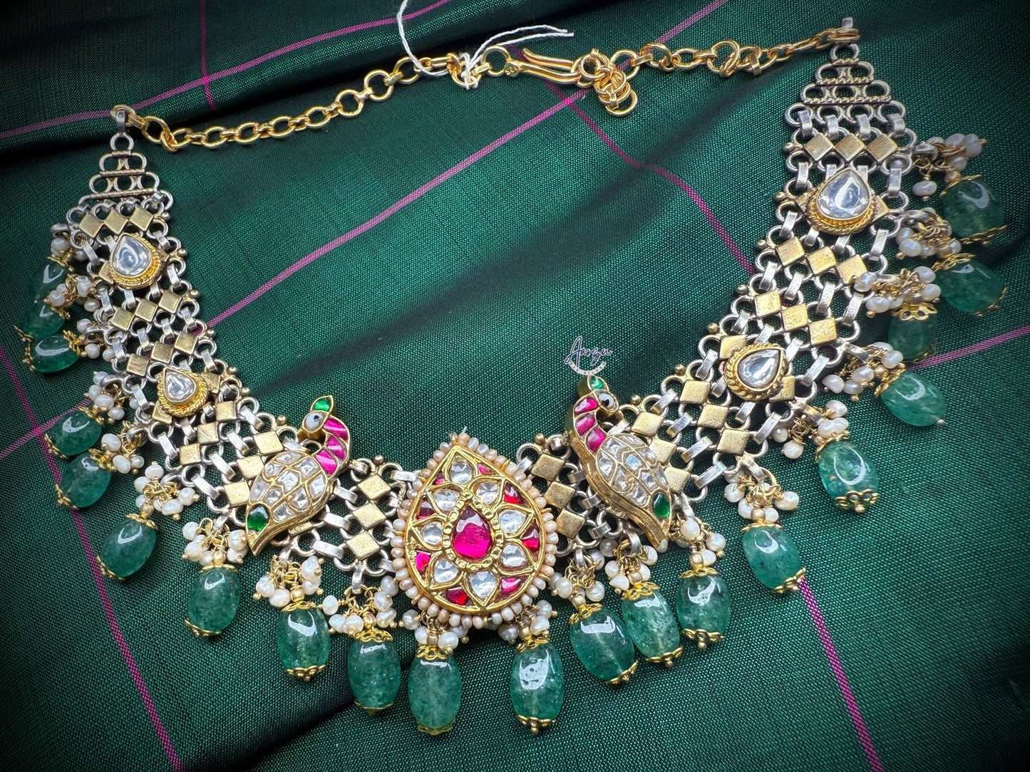 92.5 Silver base designer inspired necklace