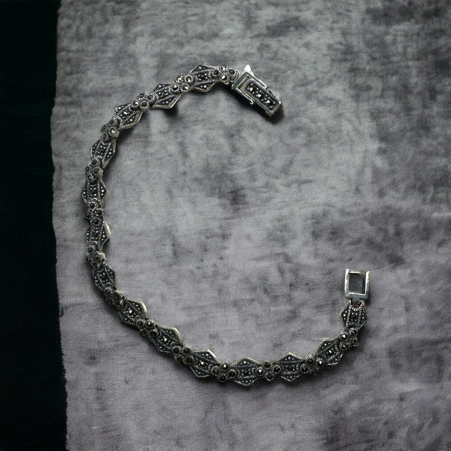 92.5 Silver Marcasite bracelet