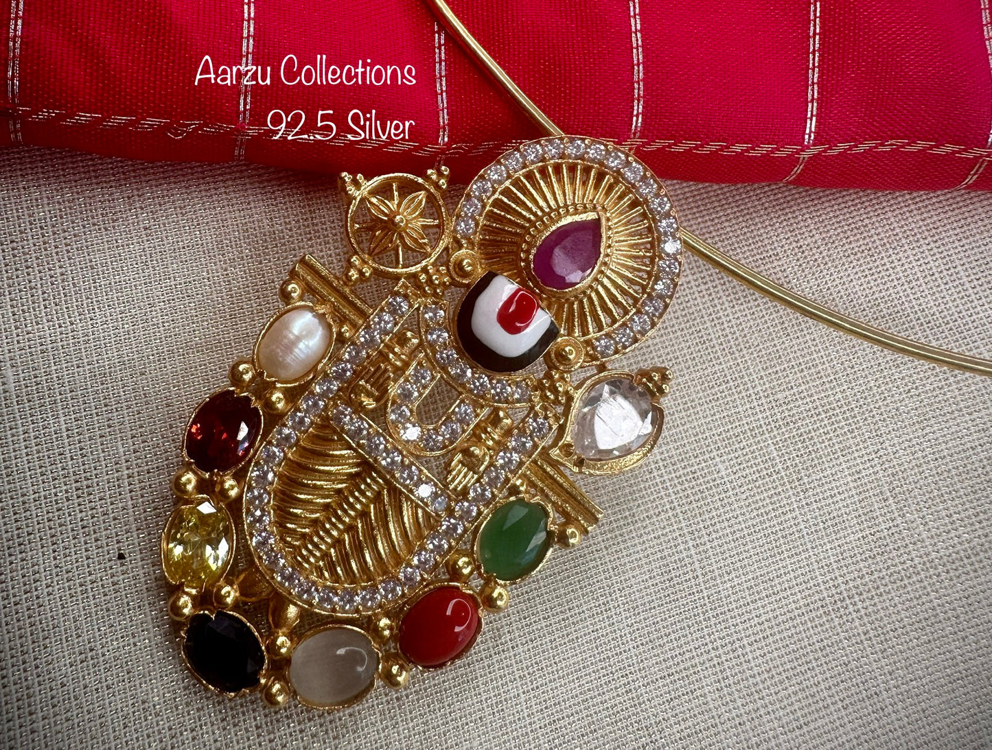 92.5 Silver designer inspired pendant