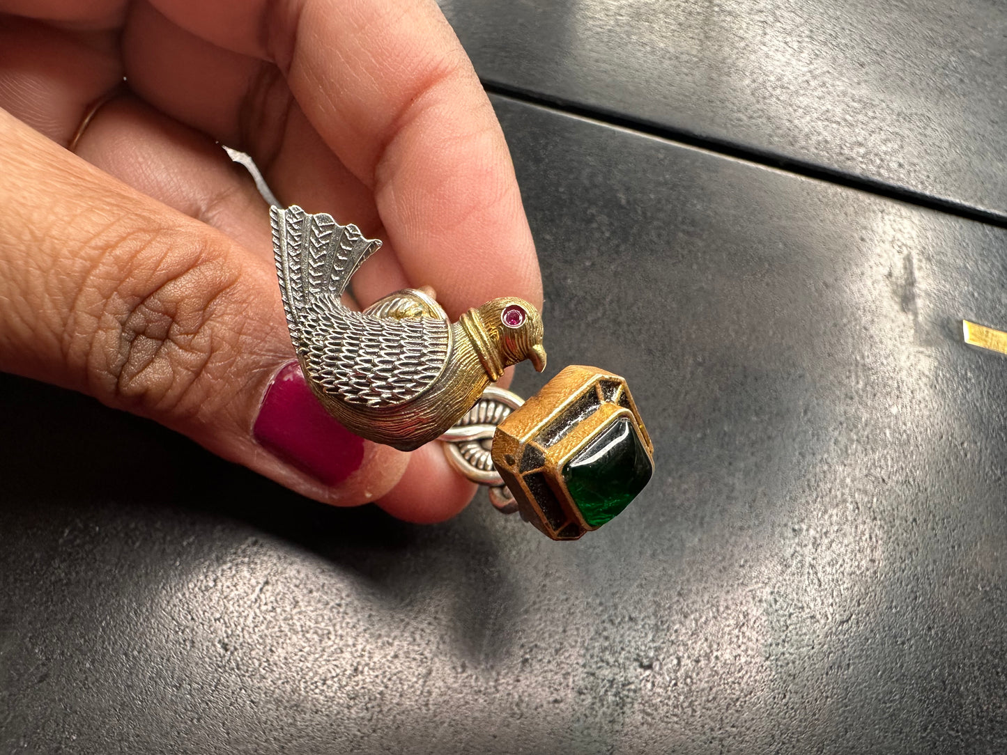 92.5 Silver Adjustable Ring