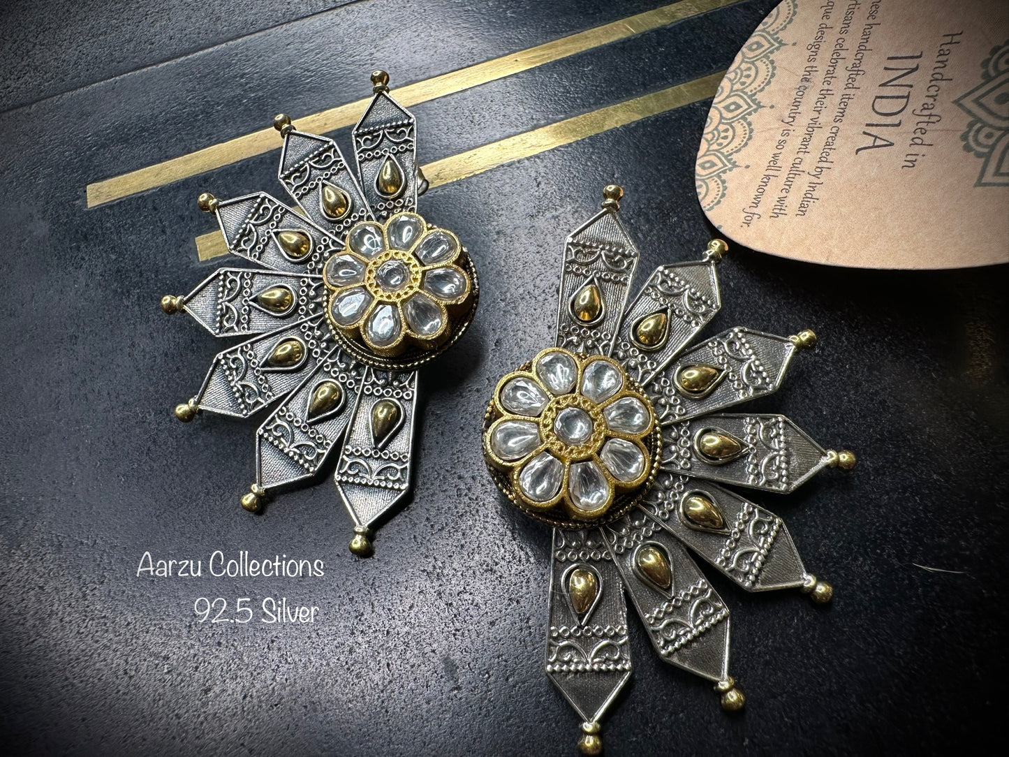 92.5 Silver Earring