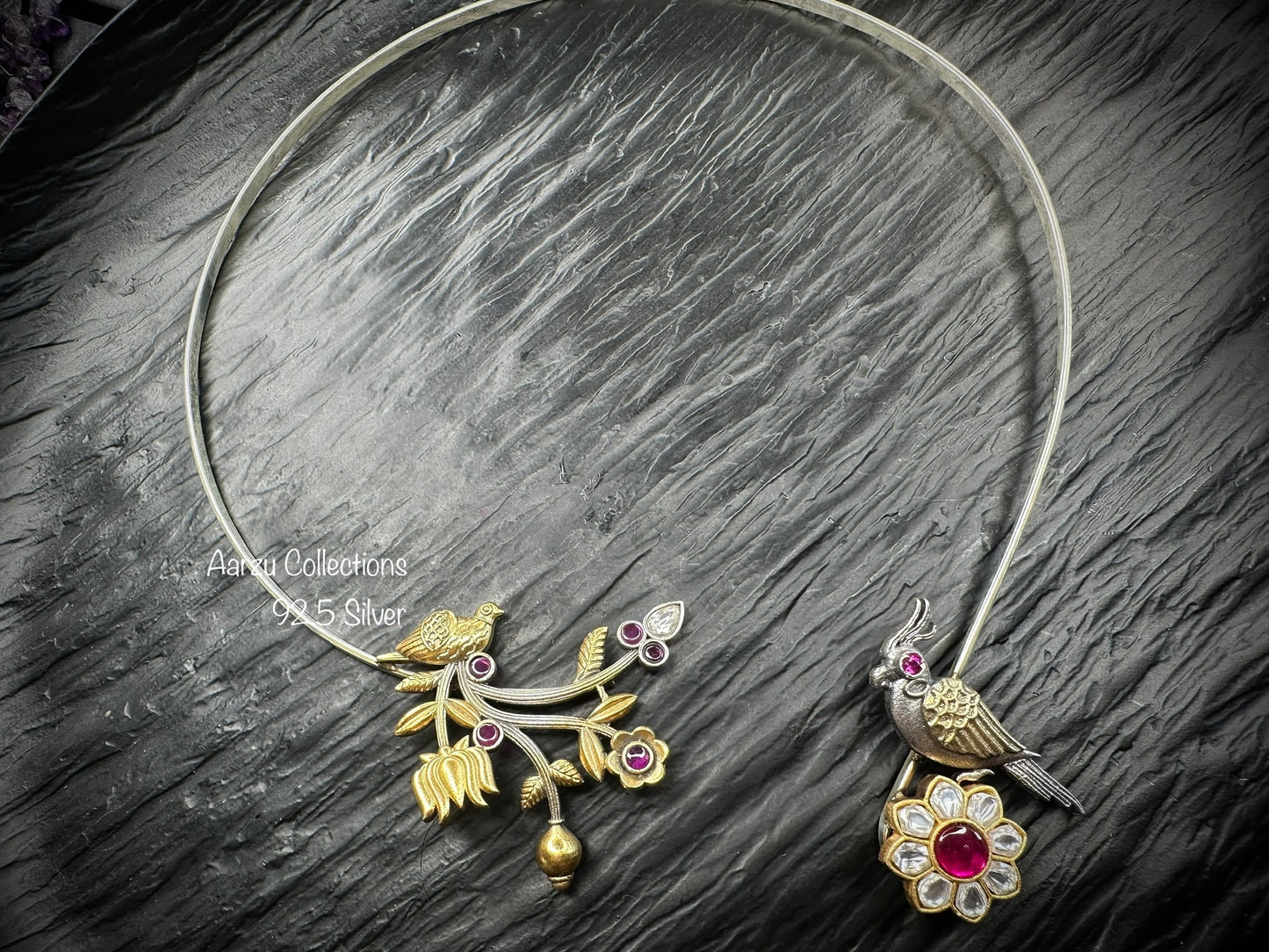 92.5 Silver dainty fusion hasli