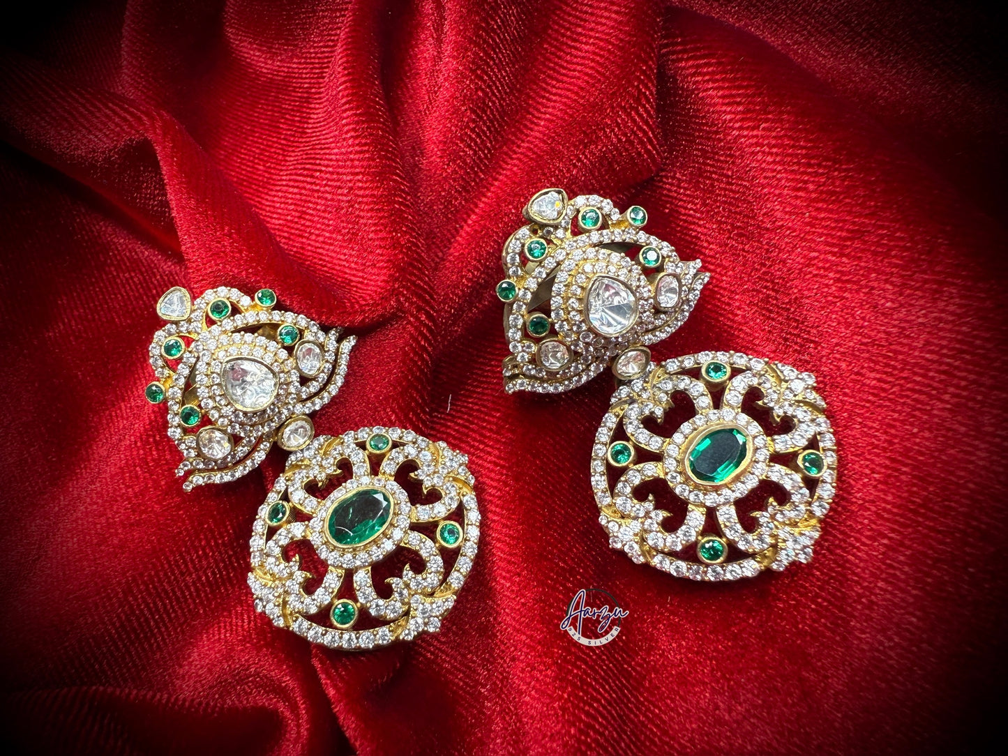 92.5 Silver Moissanite Earrings