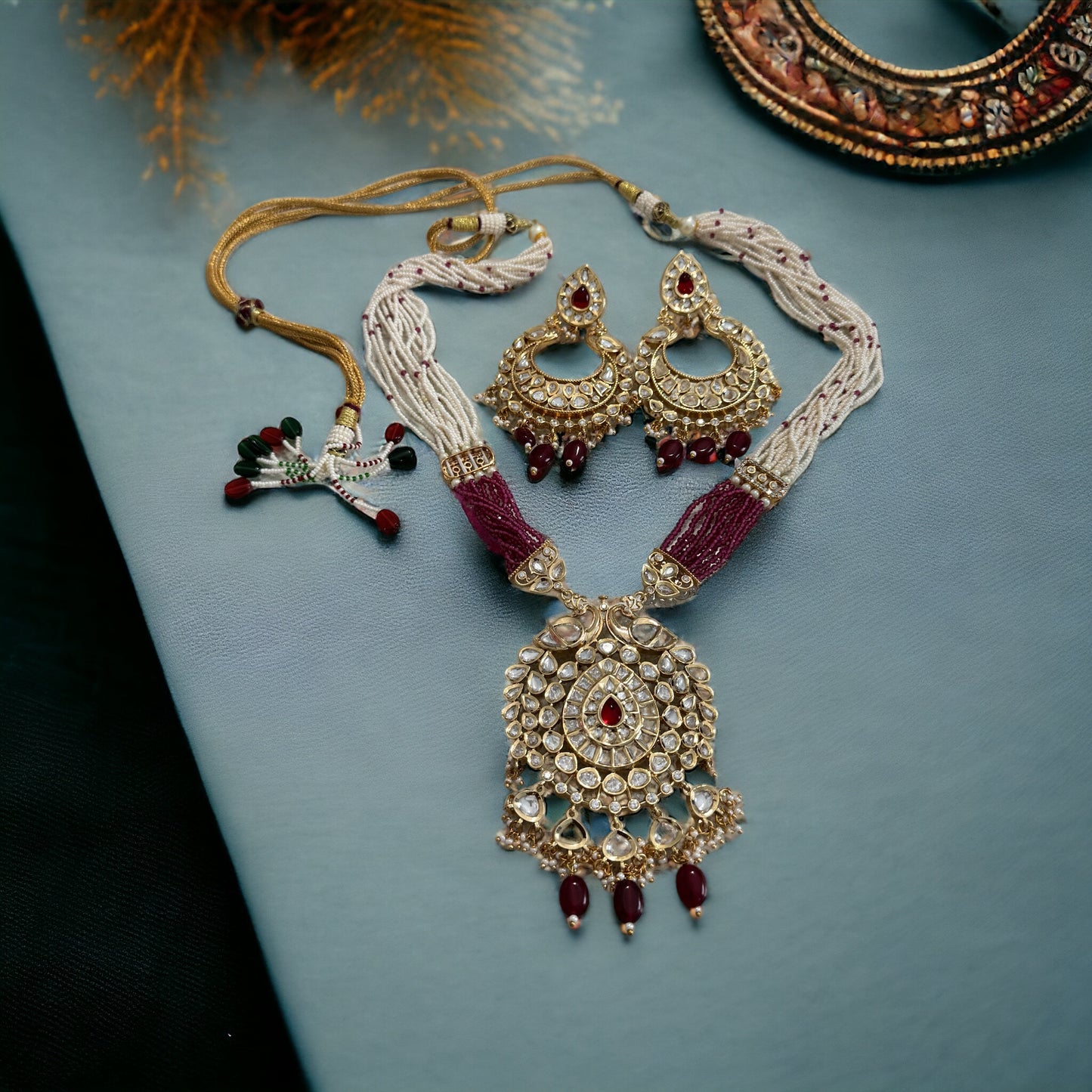 Kundan Necklace Set