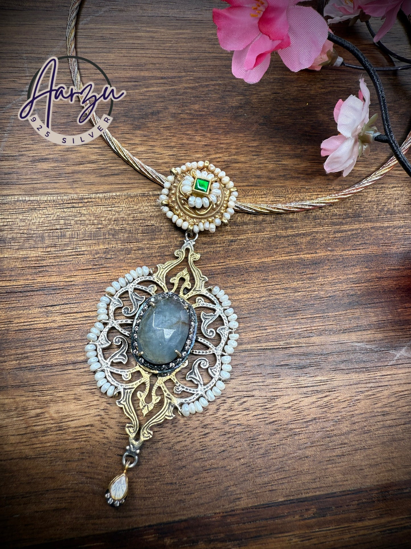 92.5 Silver fusion Pendant