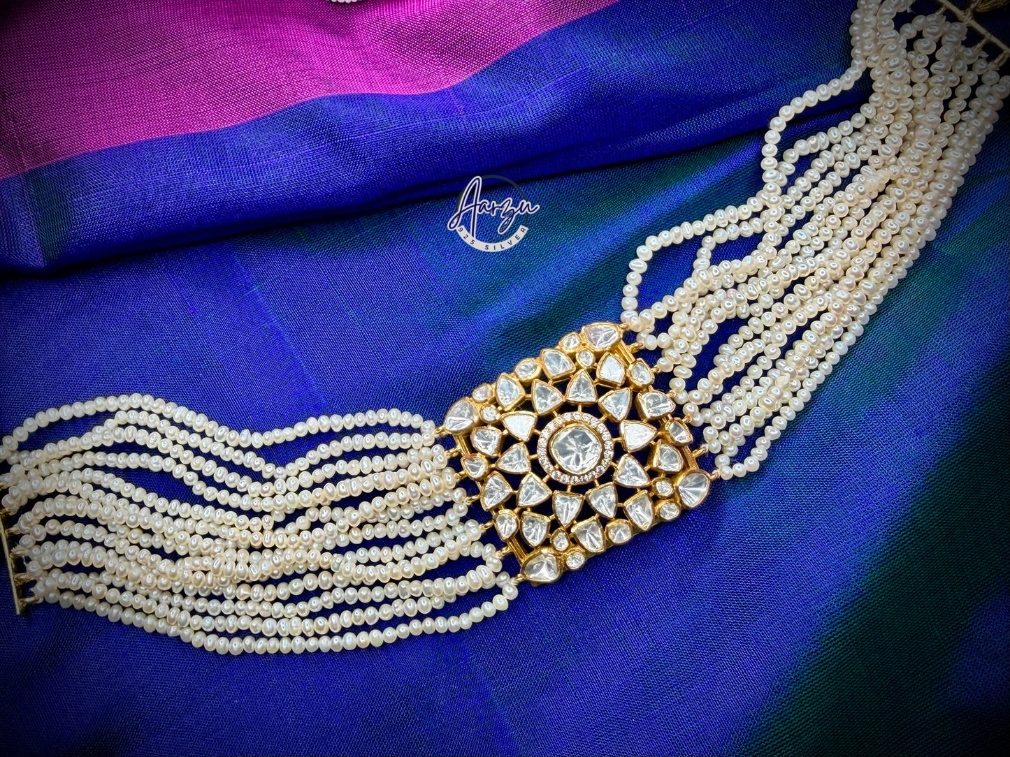 92.5 Silver Moissanite necklace