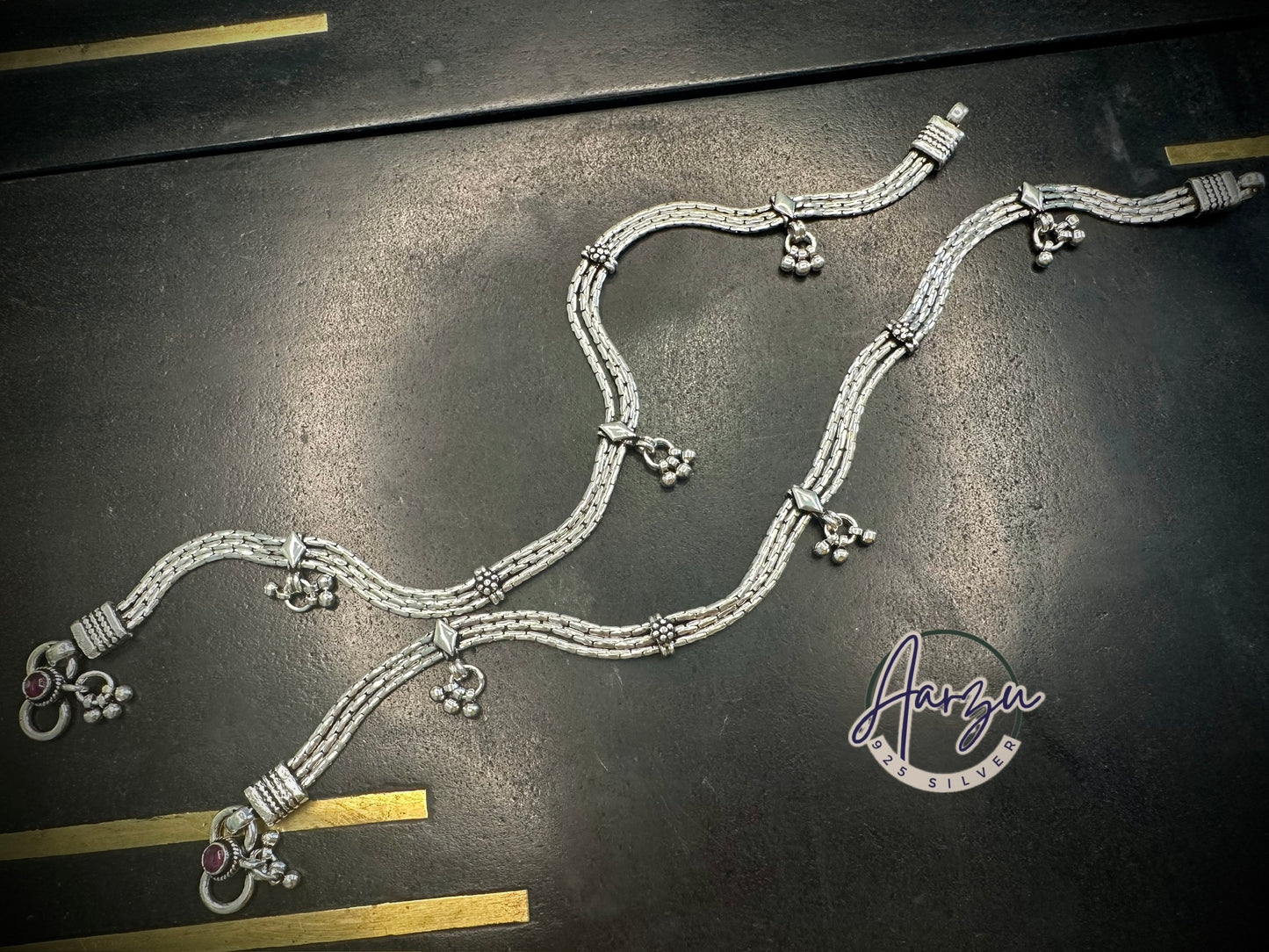 92.5 Silver Anklet