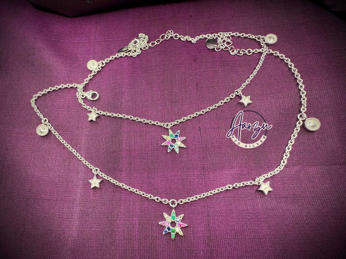 92.5 Silver Anklet