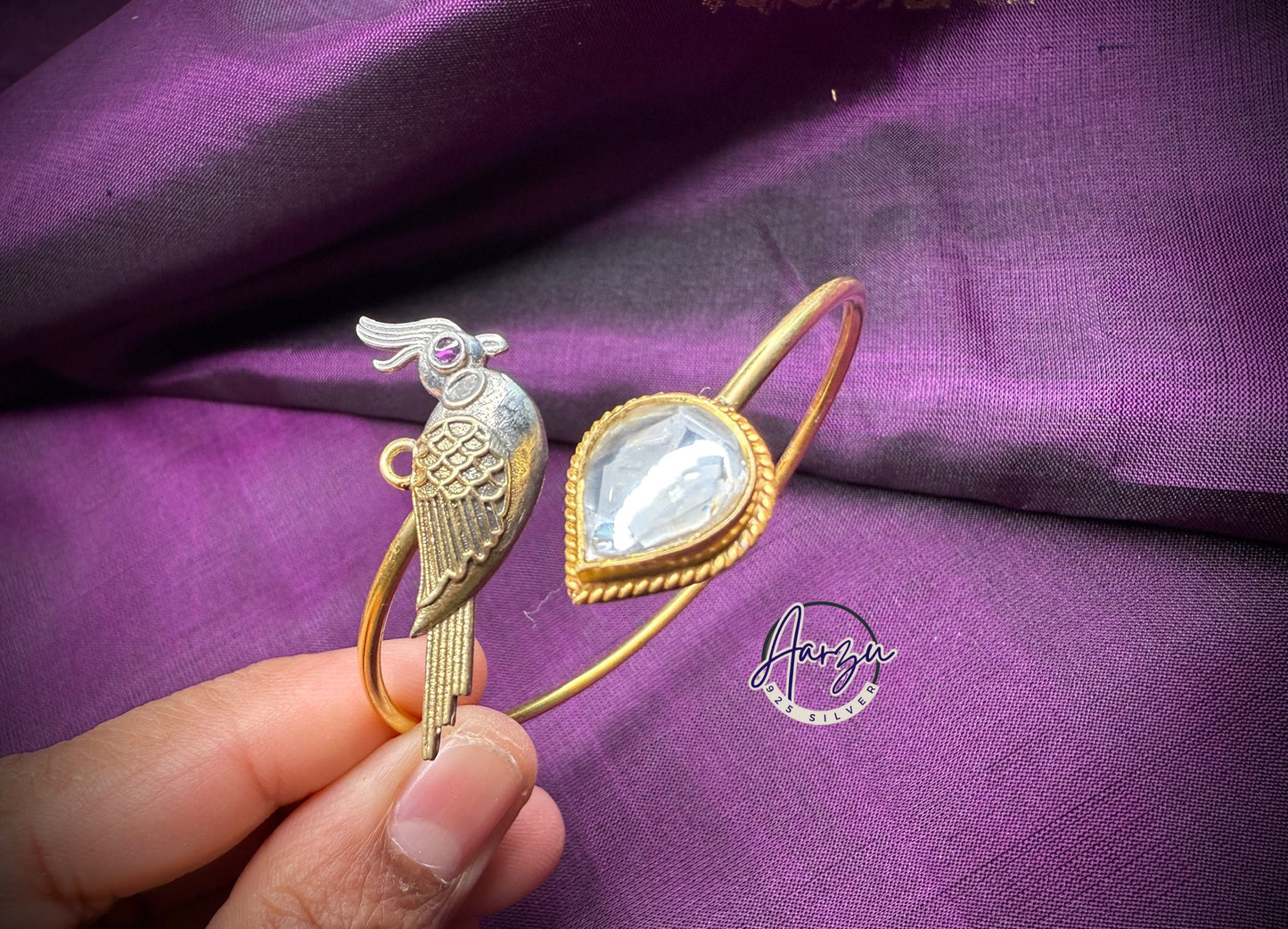 92.5 Silver designer cuff