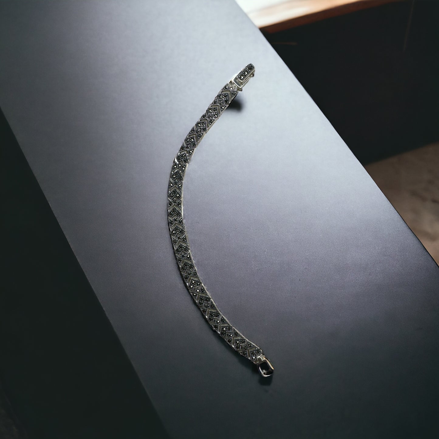 92.5 Silver Marcasite bracelet