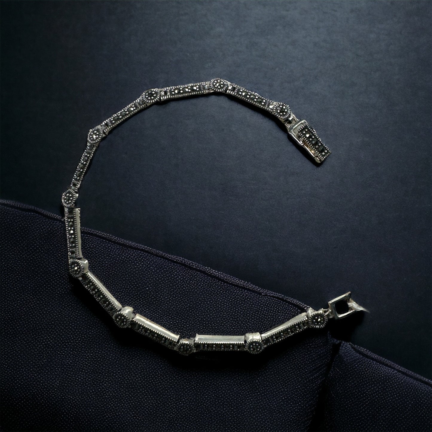 92.5 Silver Marcasite bracelet