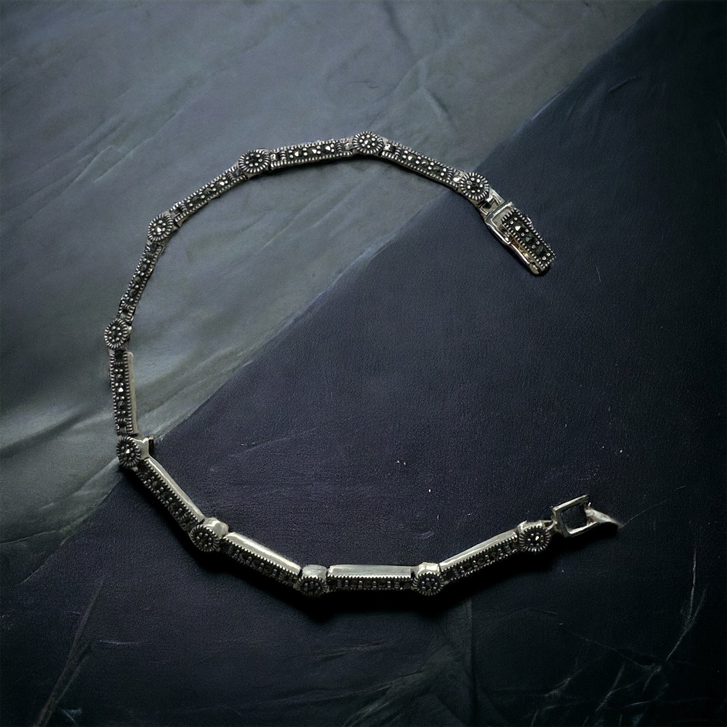 92.5 Silver Marcasite bracelet