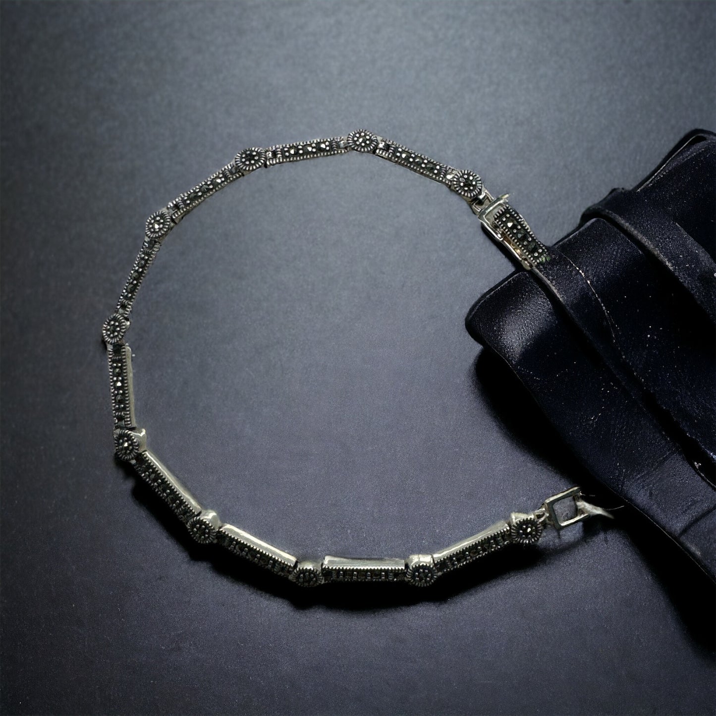 92.5 Silver Marcasite bracelet
