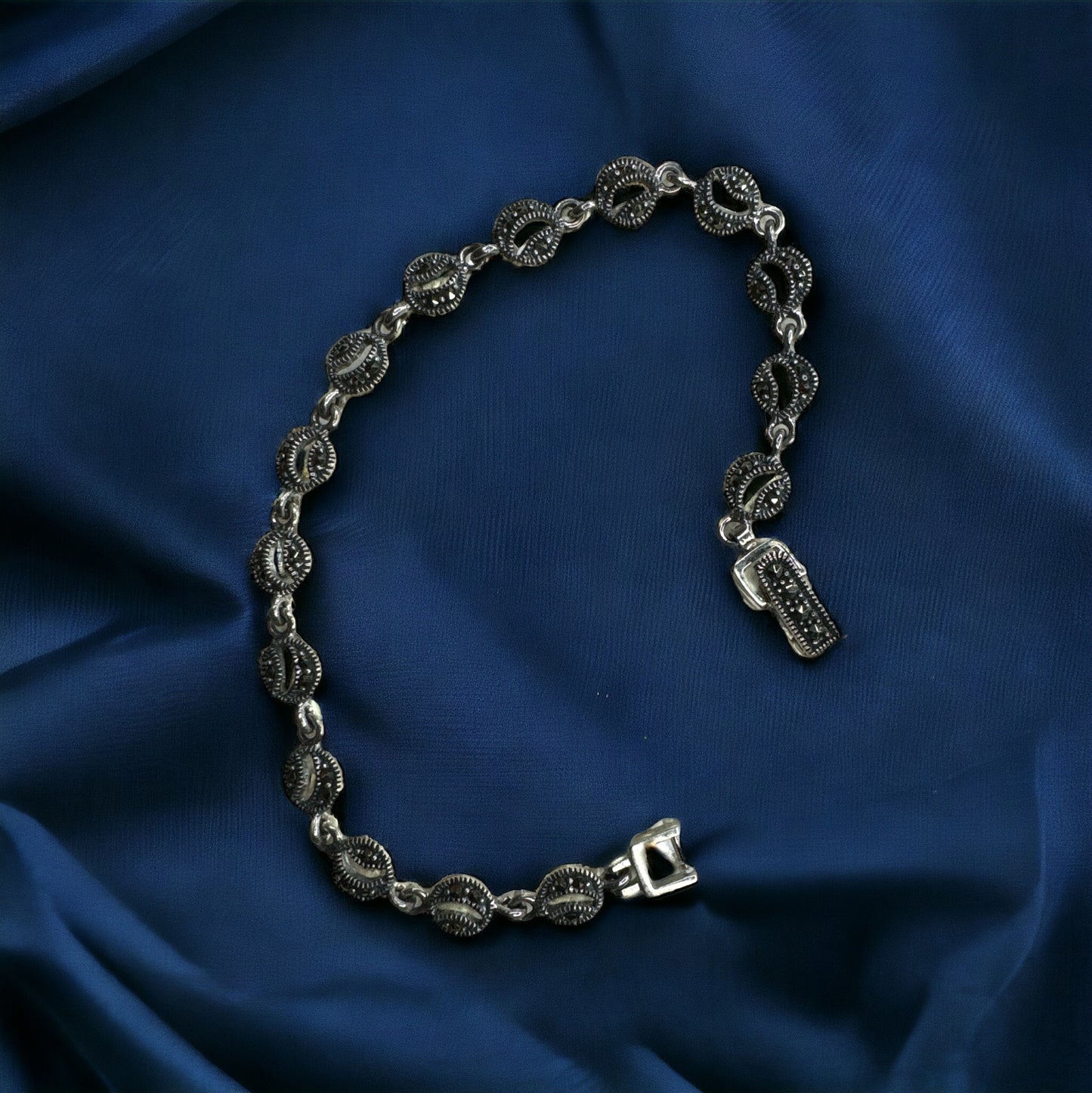 92.5 Silver Marcasite bracelet