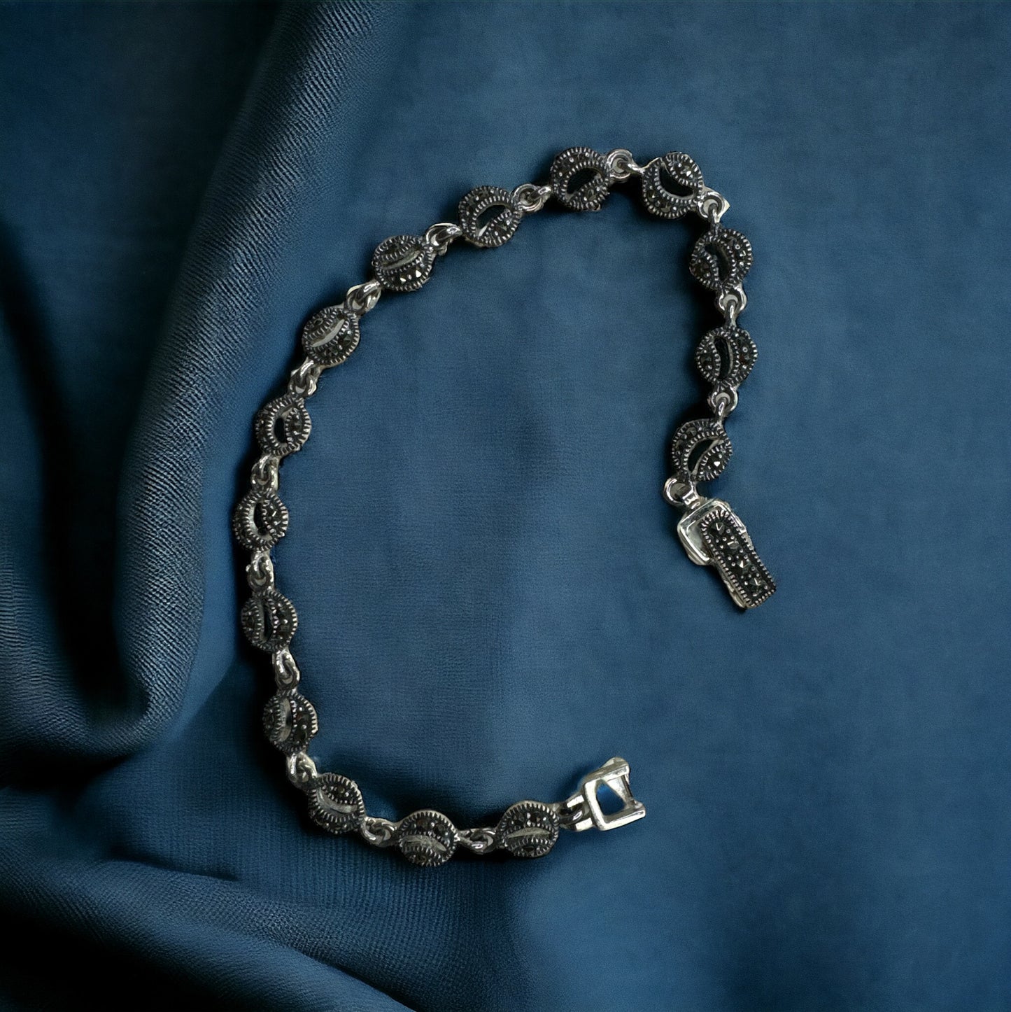 92.5 Silver Marcasite bracelet