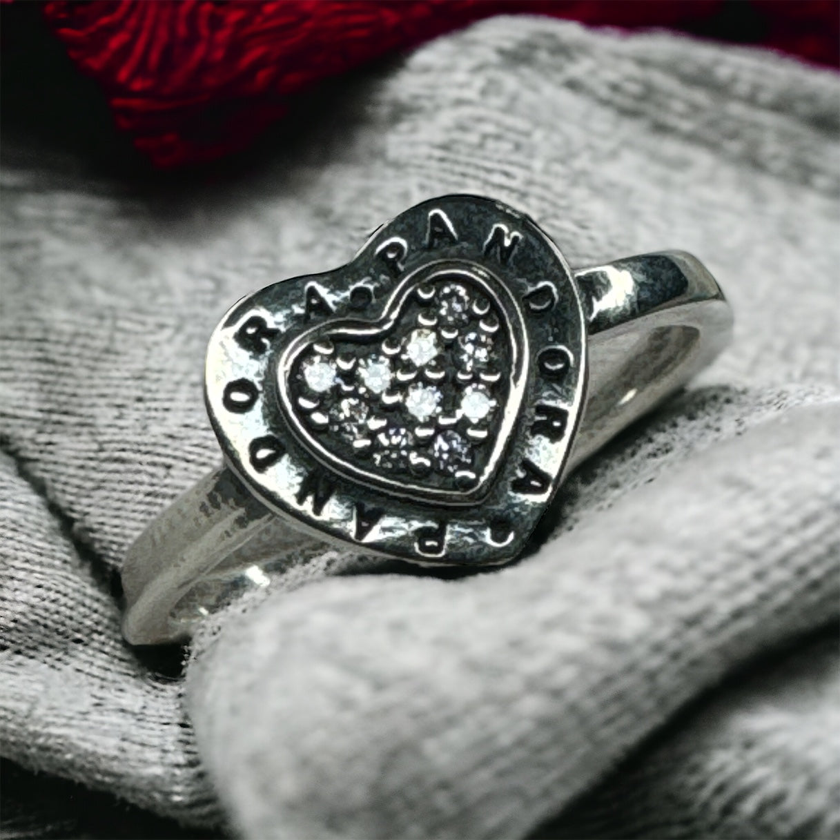 92.5 Silver Dainty Size 8 Ring