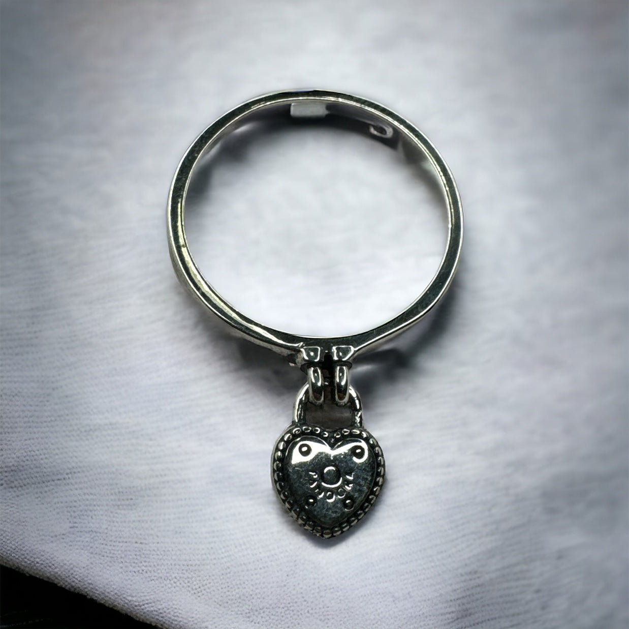 92.5 Silver Dainty Size 8 Ring