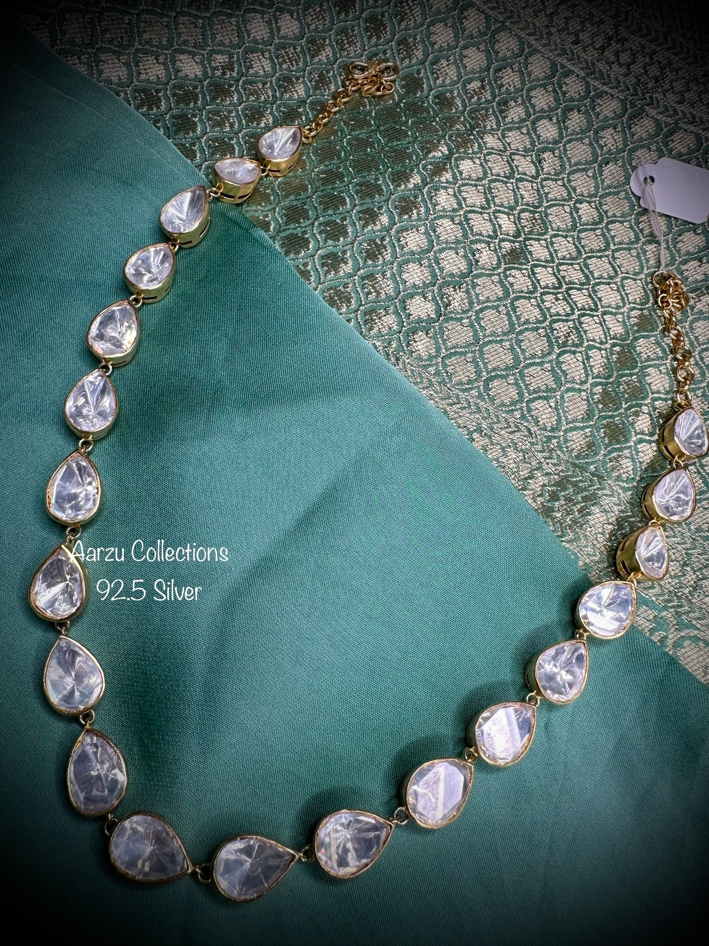 92.5 Silver Moissanite necklace
