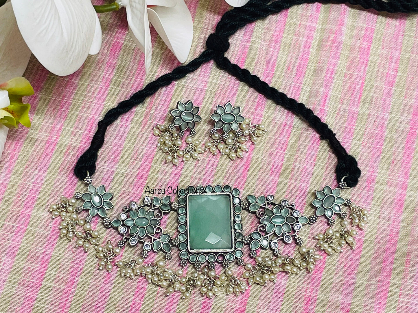 German Silver Choker Set