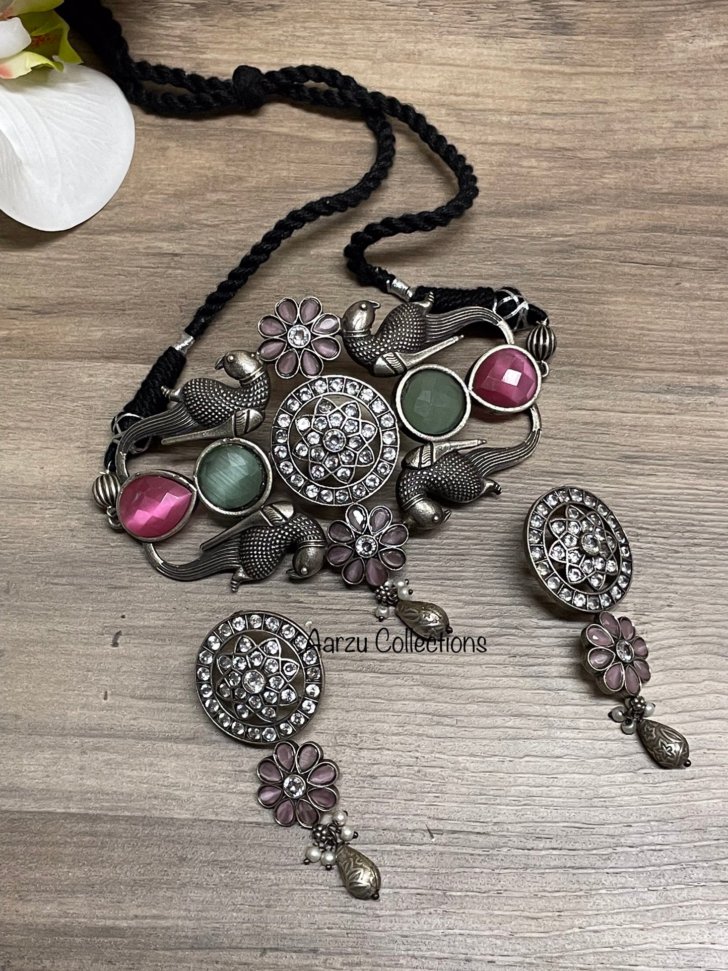 German Silver Choker Set