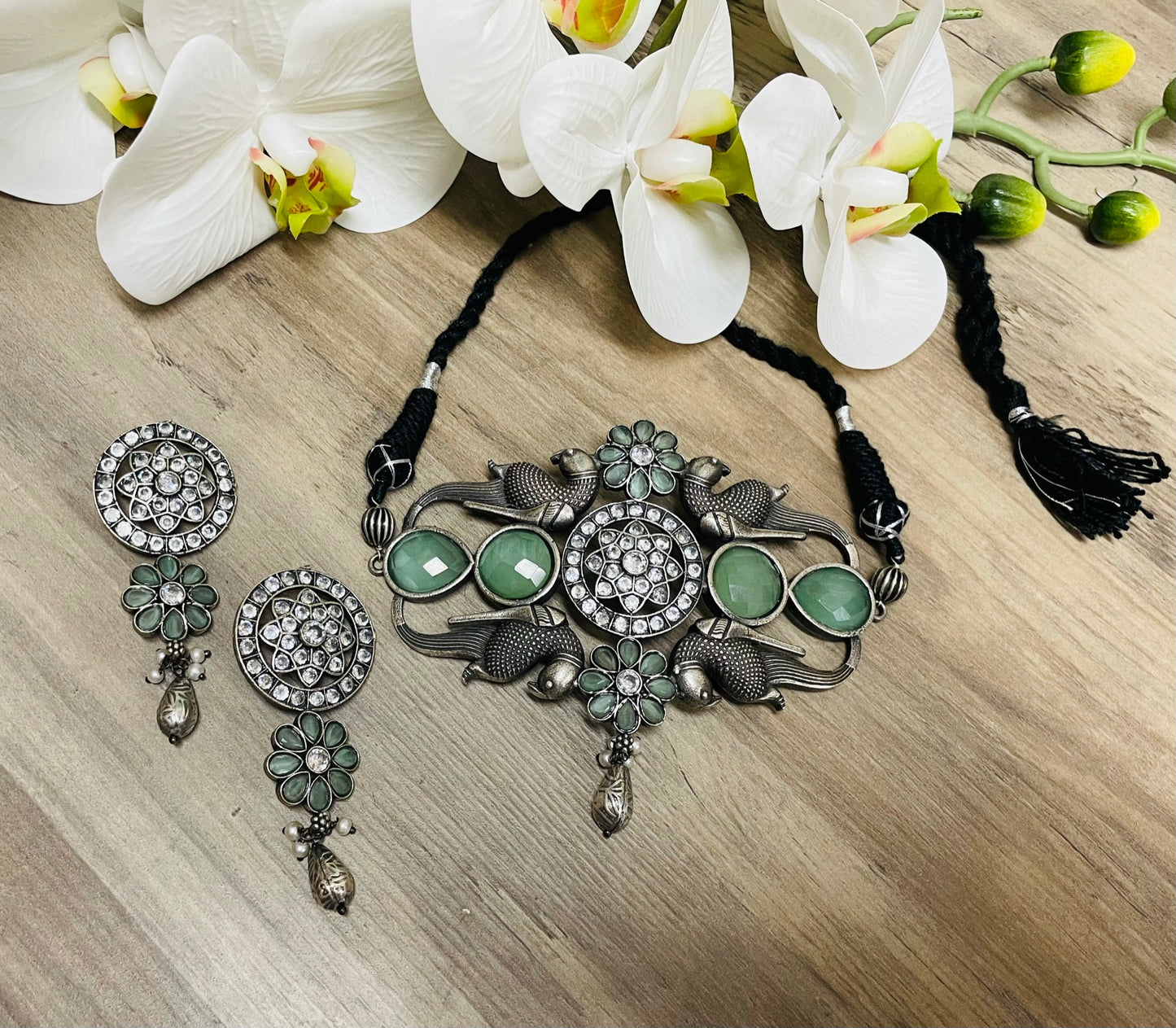 German Silver Choker Set