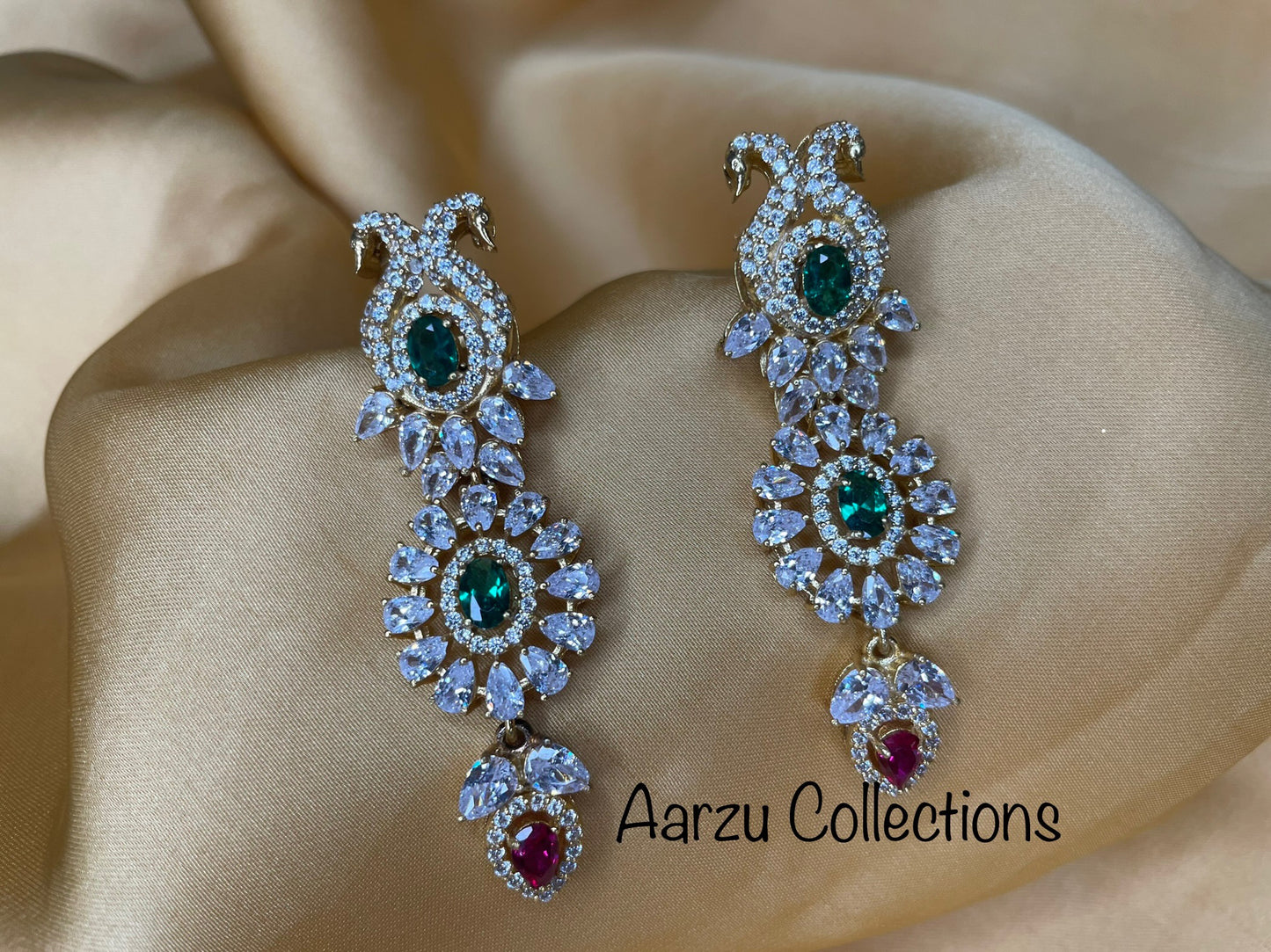 Moissanite Stone earrings
