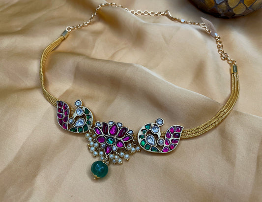 Kundan Jadau Soft Hasli Choker or necklace