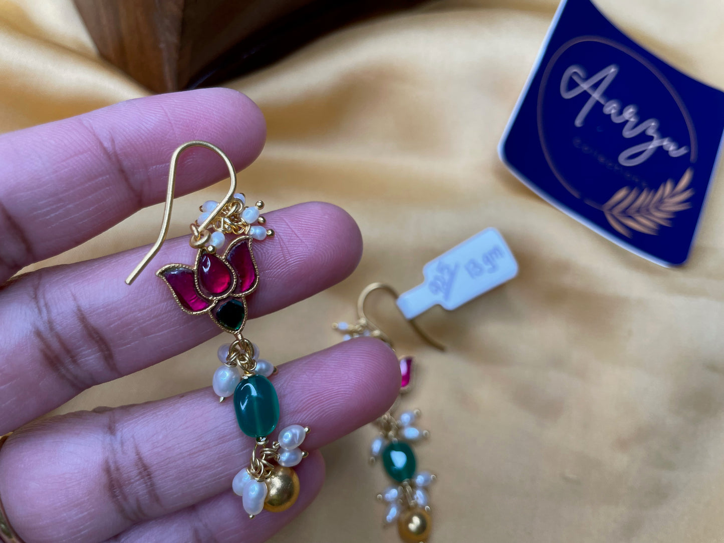 92.5 Silver Earrings - 13 g