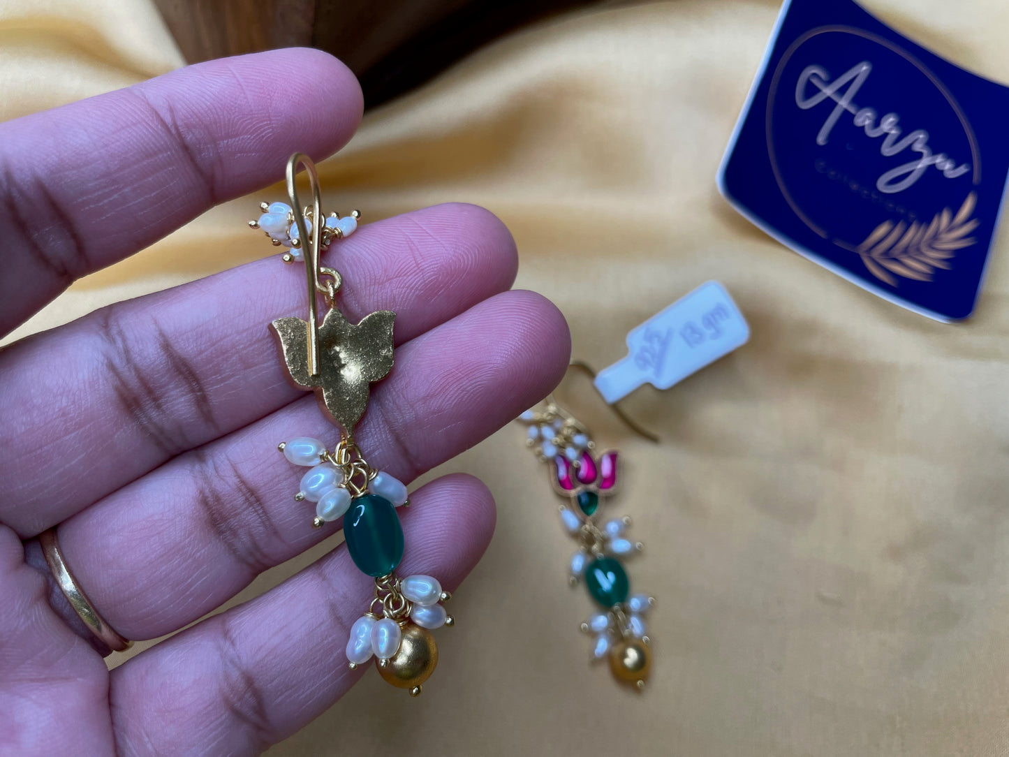 92.5 Silver Earrings - 13 g