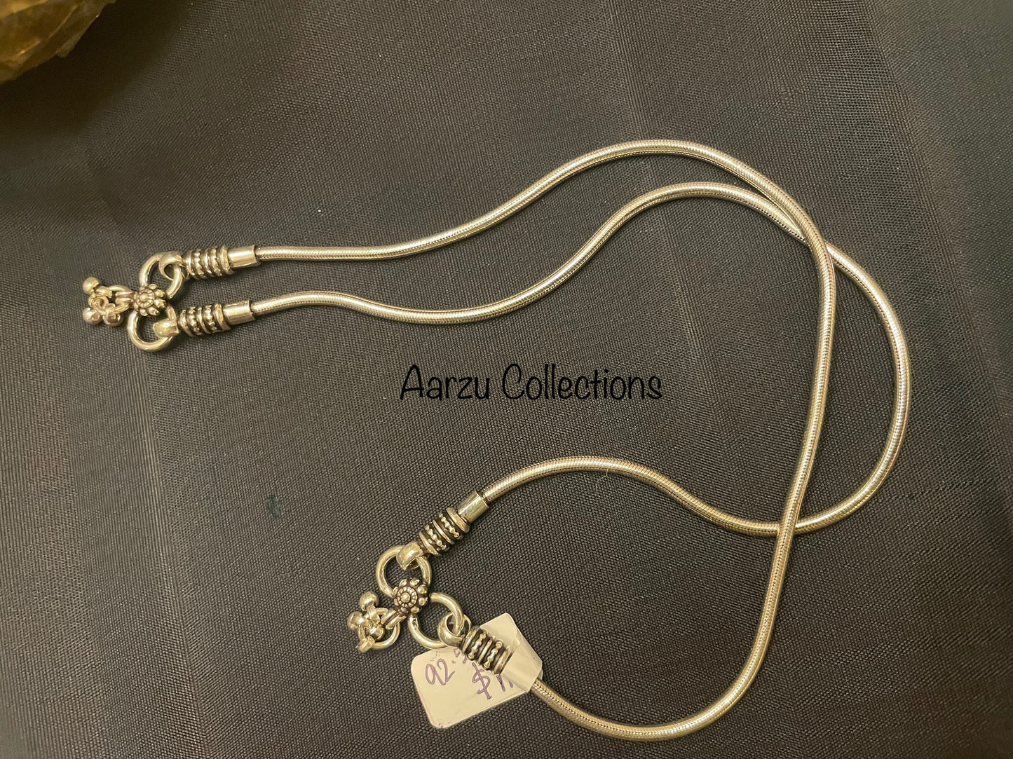 92.5 Silver Anklet