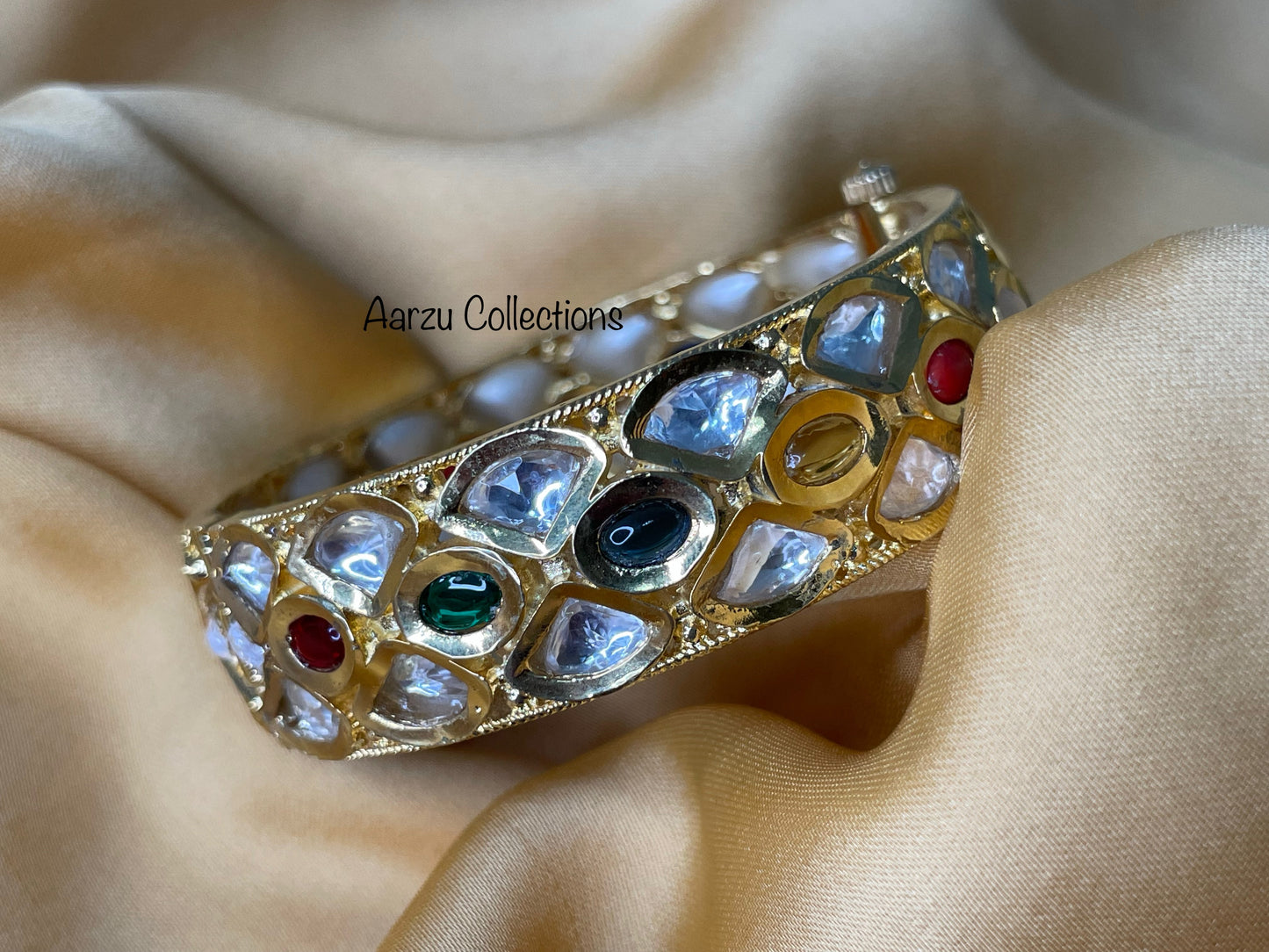 Kundan Openable Kada
