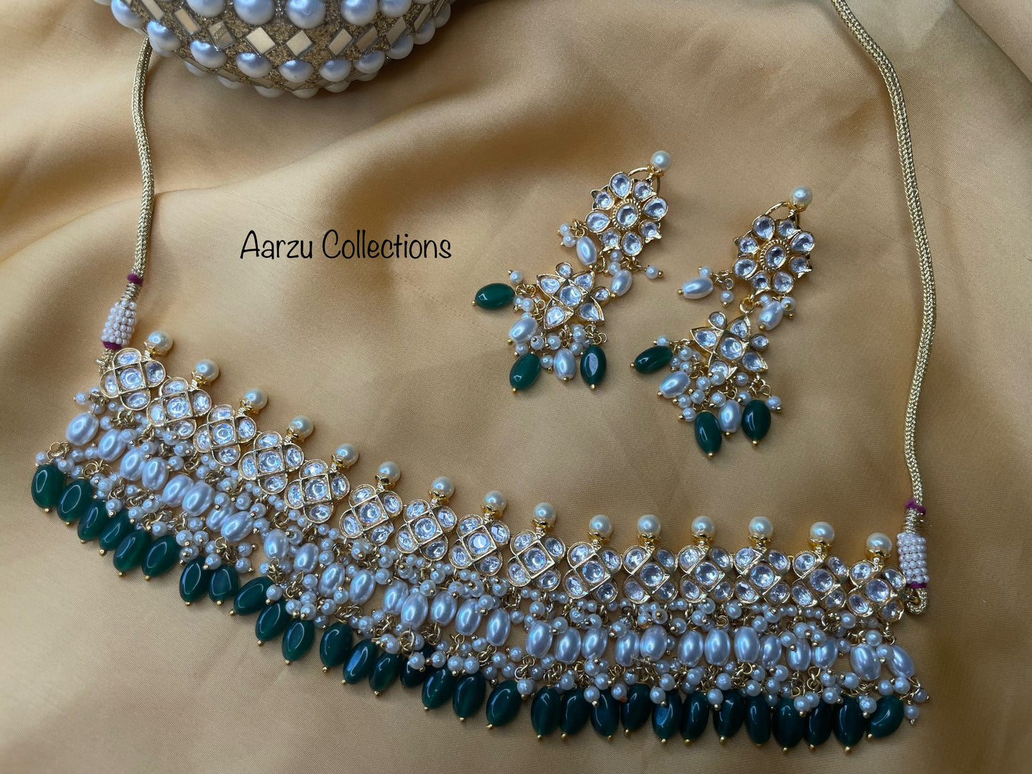 Kundan Choker and Earring Set