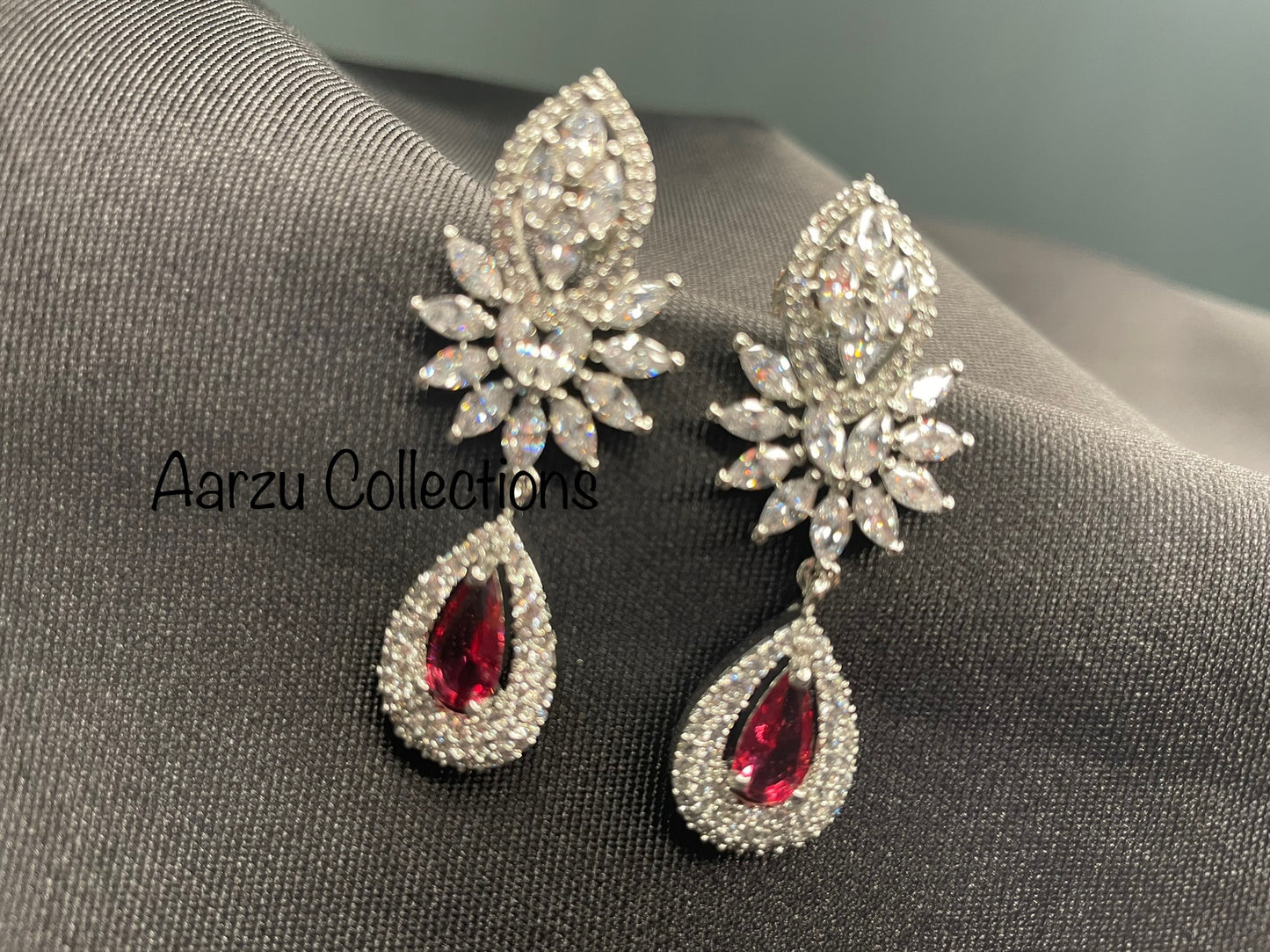 American Diamond Earrings, Sold Separately