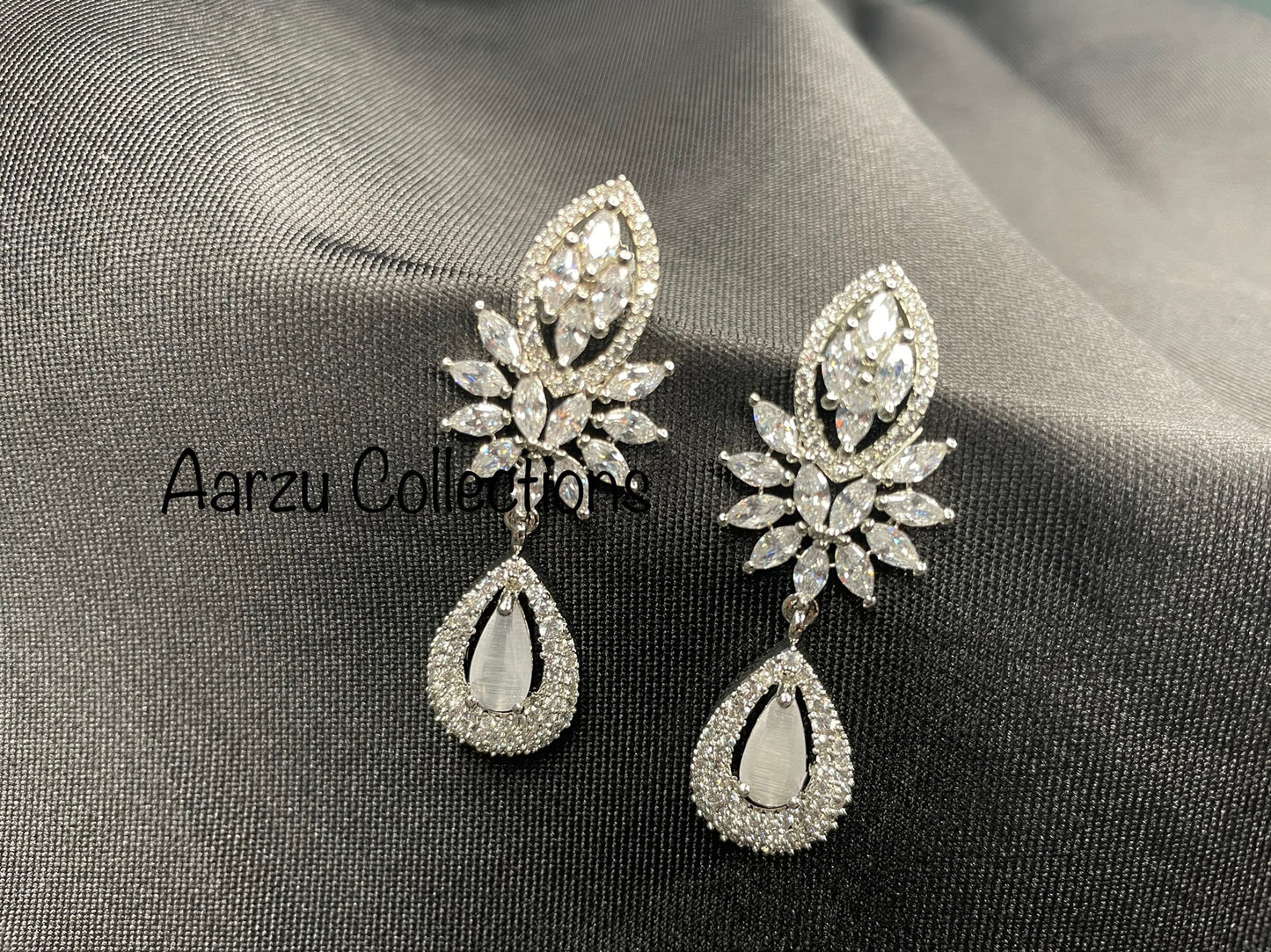 American Diamond Earrings, Sold Separately