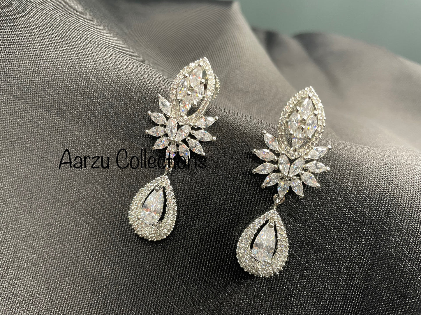 American Diamond Earrings, Sold Separately