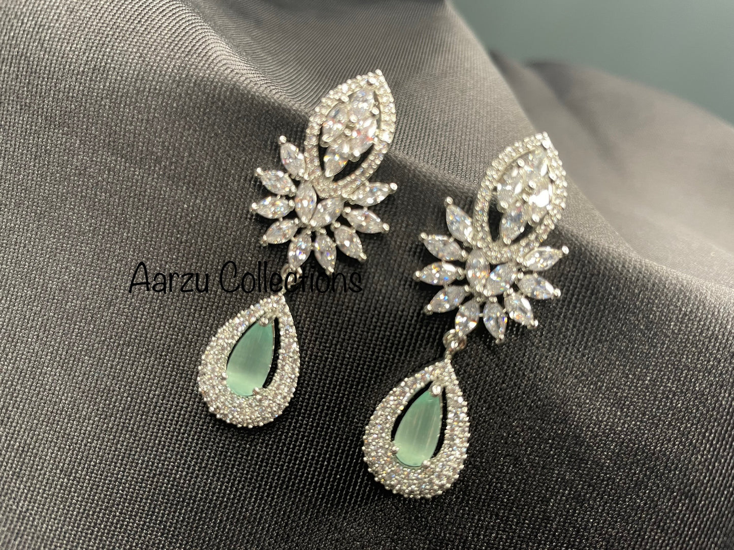 American Diamond Earrings, Sold Separately
