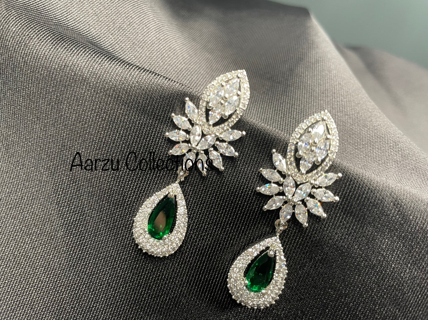 American Diamond Earrings, Sold Separately