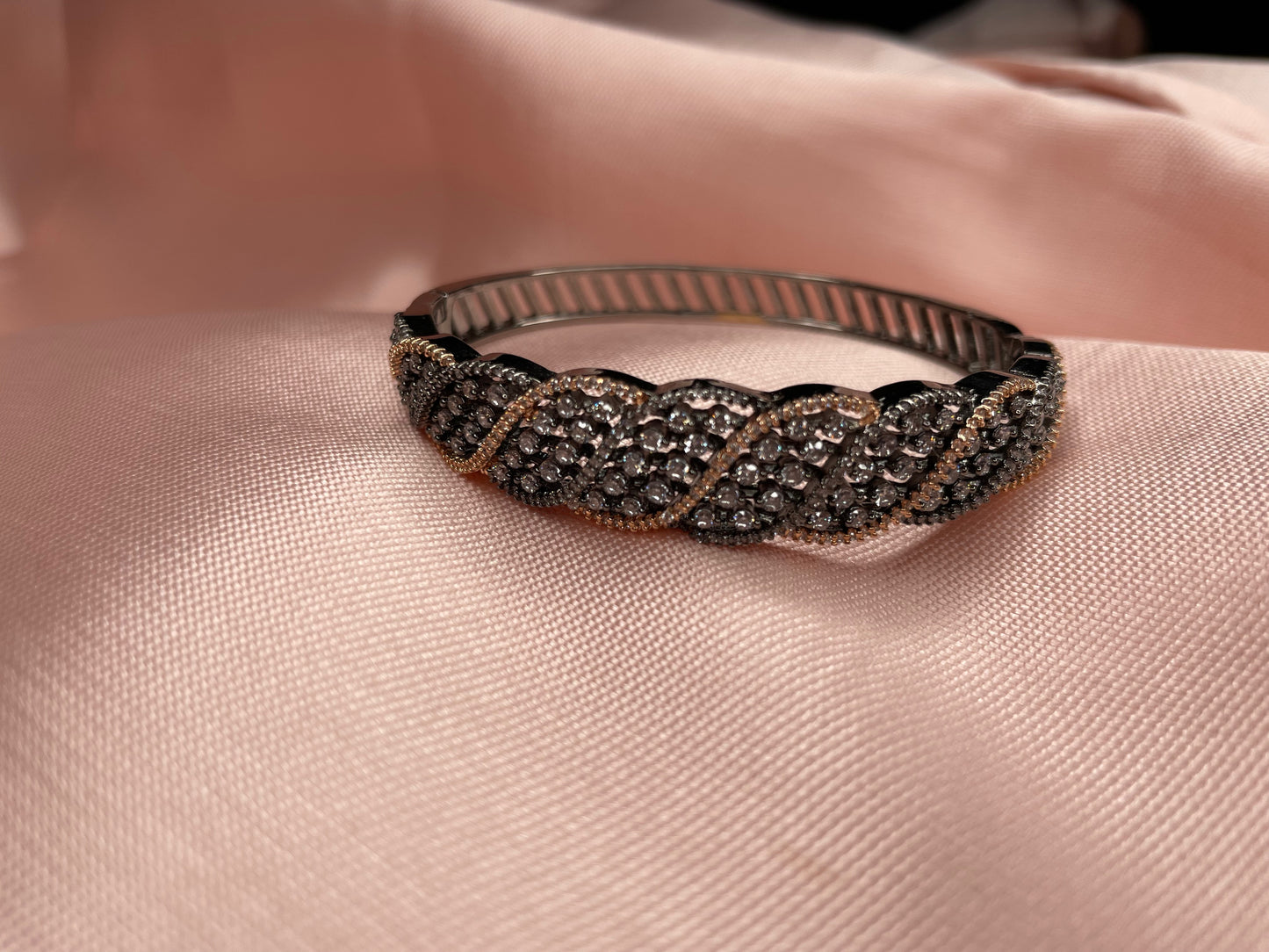American Diamond Adjustable Bracelet, Sold Separately