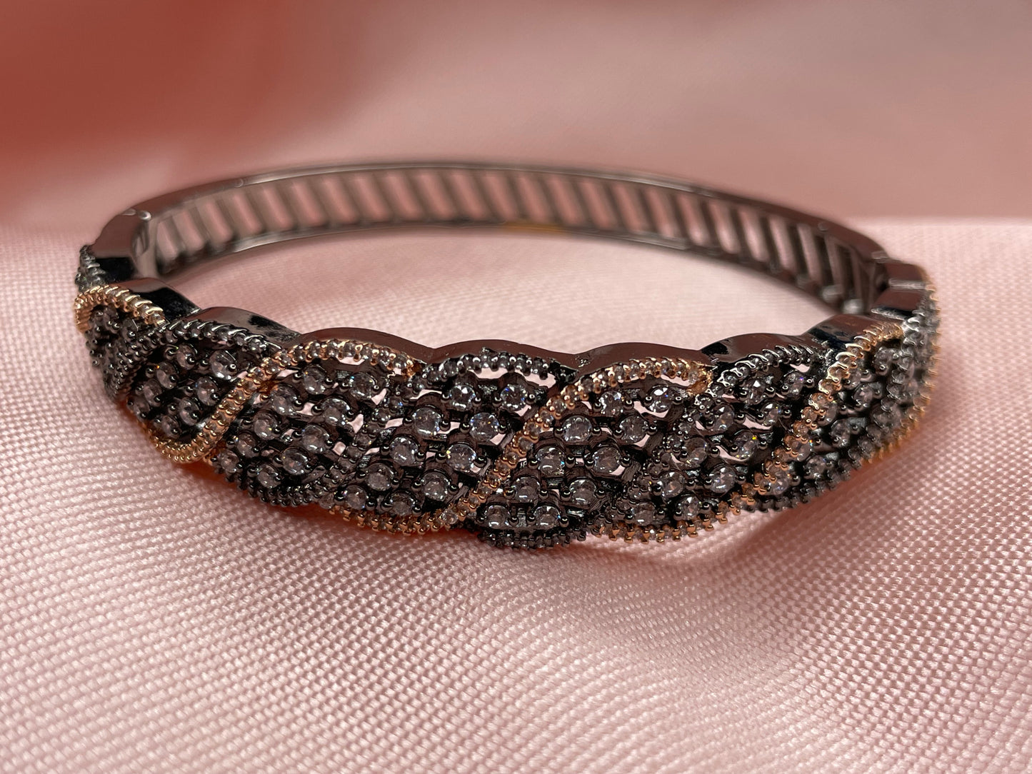 American Diamond Adjustable Bracelet, Sold Separately