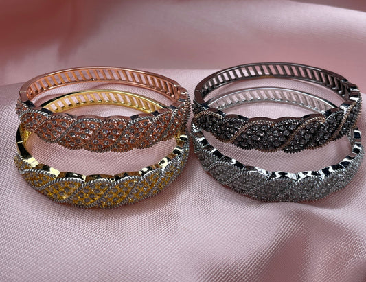 American Diamond Adjustable Bracelet, Sold Separately