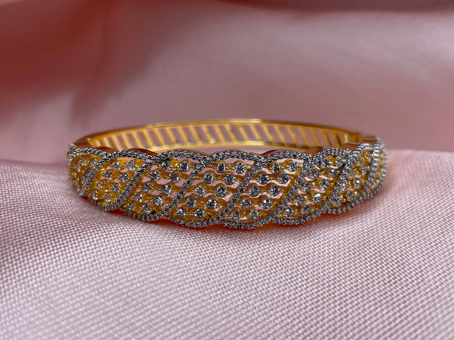American Diamond Adjustable Bracelet, Sold Separately