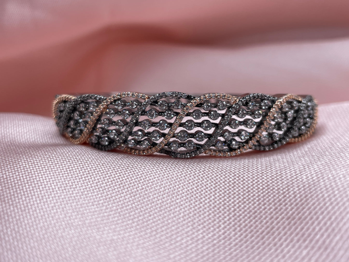 American Diamond Adjustable Bracelet, Sold Separately