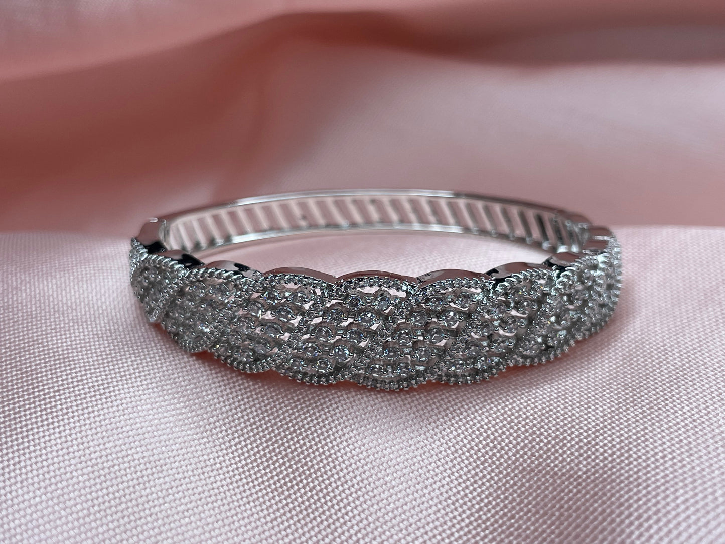 American Diamond Adjustable Bracelet, Sold Separately