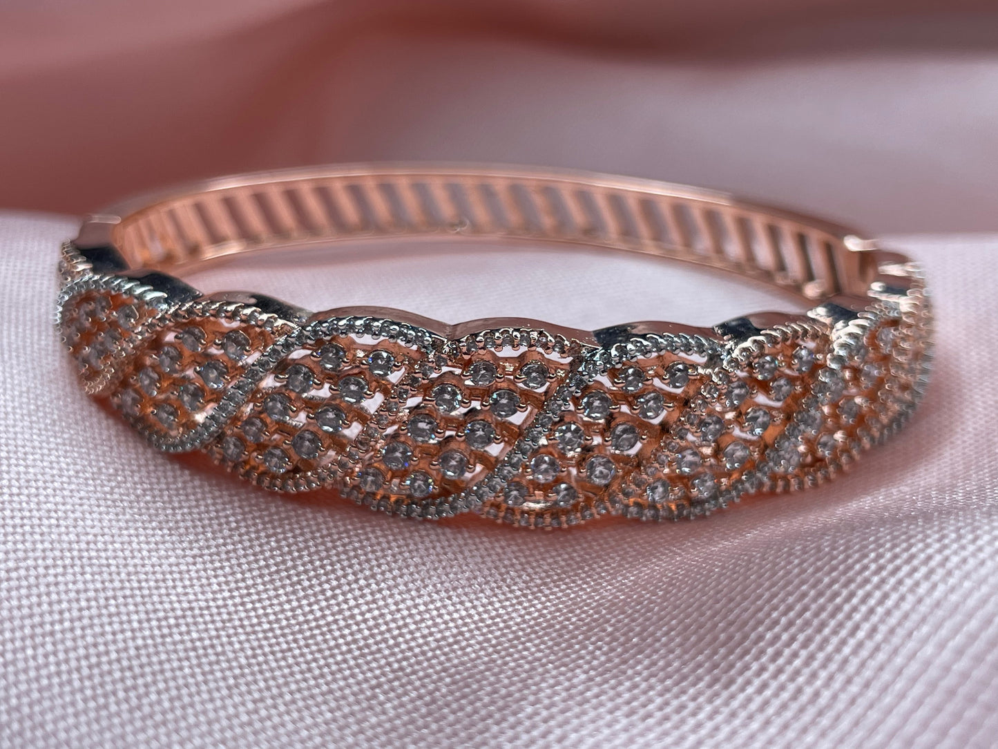 American Diamond Adjustable Bracelet, Sold Separately