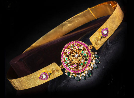 Kundan Jadau Adjustable Waist Band or Belt